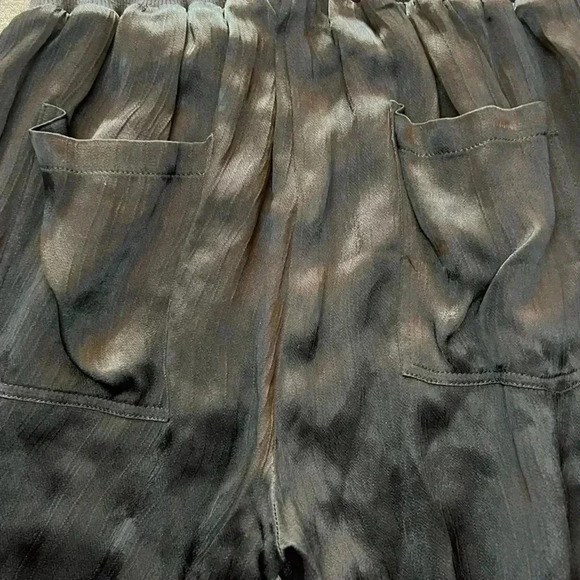 REVOLVE bobi BLACK Sleek Textured Pants in Black, size L, BNWT - Picture 10 of 13